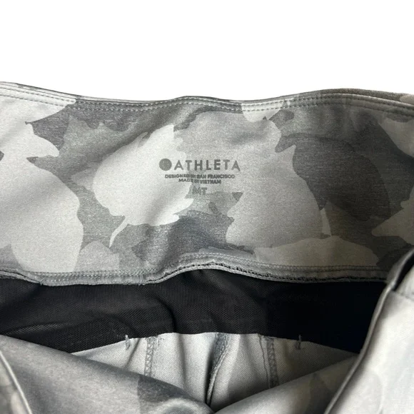Athleta women’s grey camouflage print high rise leggings MT - Picture 5 of 10